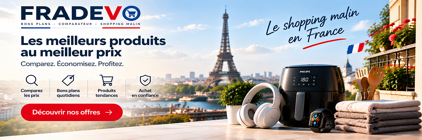 FRADEVO – Bons plans et meilleurs prix