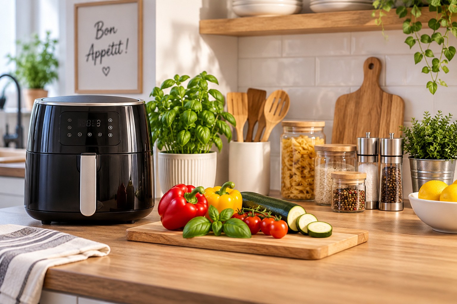 Air fryer dans une cuisine moderne – sélection Maison & Cuisine FRADEVO