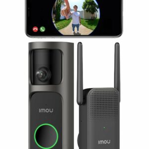 DB3 Smart Video Doorbell - 4MP 2.5K Ultra-Wide Fisheye View-UK - 4MP 2.5K / None